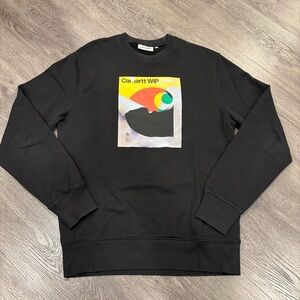 Carhartt WIP SS2022 Bookcover Crewneck, Men’s Small, Black